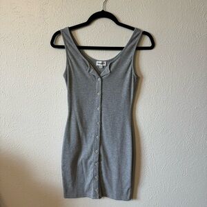 Superdown button knit dress